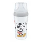 NUK Perfect Match, biberón anticólico con tetina de silicona, talla M, Mickey Mouse a partir de 3 meses, 260 ml