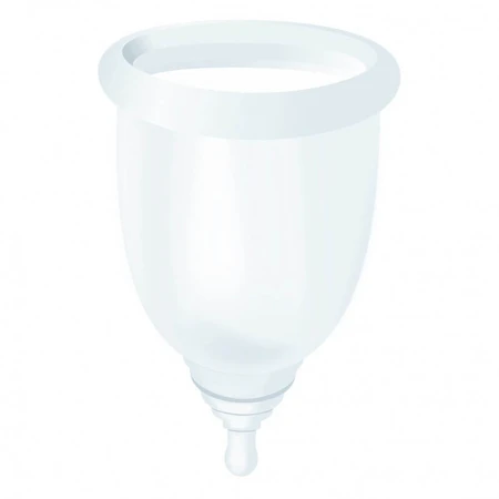 My Bella, Day & Night menstrual cup, transparent, size S + disinfecting container