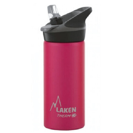 Termos inox cu capac automat Jannu Fucsia, 500ml, Laken