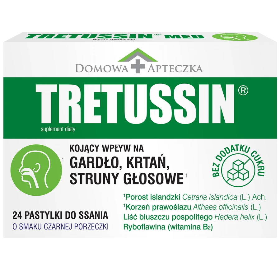 Tretussin, gusto ribes nero, 24 pastiglie