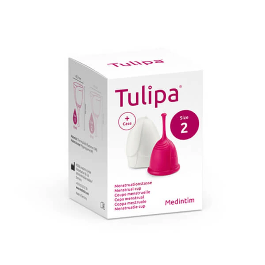 Tulipa, Menstruationstasse, Größe 2, 1 Stück
