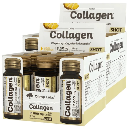 Olimp Collageen Shot set, ananassmaak, 18 x 25 ml