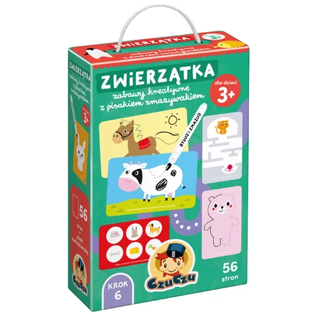 Bebilon Junior Trinkset, angereicherte Milchnahrung für Kinder von 2-6 Jahren, 3 x 1 l + CzuCzu, Tiere Kreative Spiele mit radierbarem Markierstift, ab 3 Jahren gratis