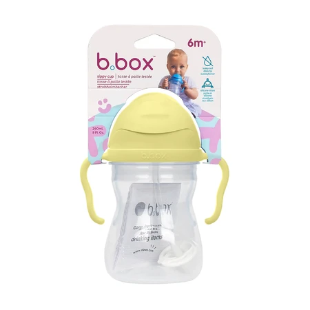 B.Box, bottle with straw, Banana Split, from 6 months, 240 ml