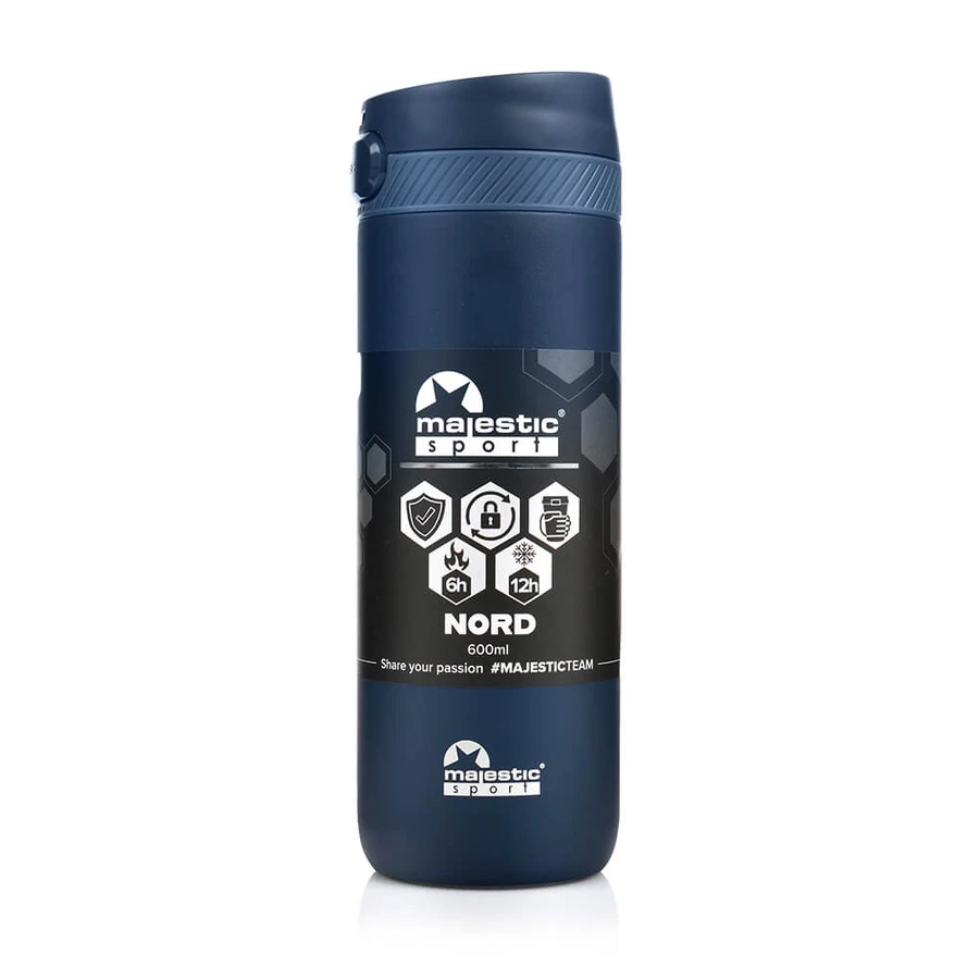 Majestic Sport Nord, thermal mug, blue, 600 ml