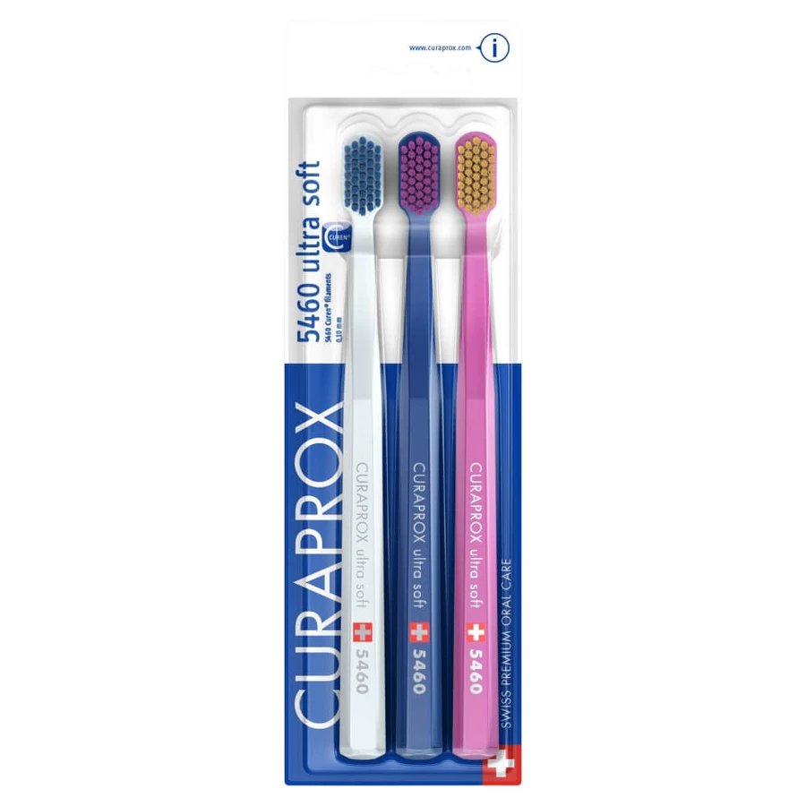 Curaprox, tandenborstel CS 5460, Ultra Zacht, 3 stuks