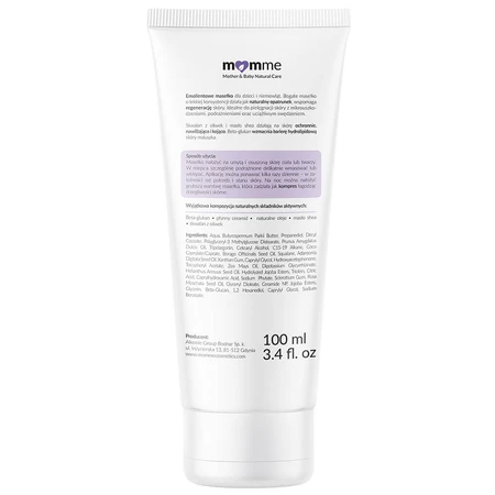 Momme, geschmeidige Butter, von Geburt an, 100 ml