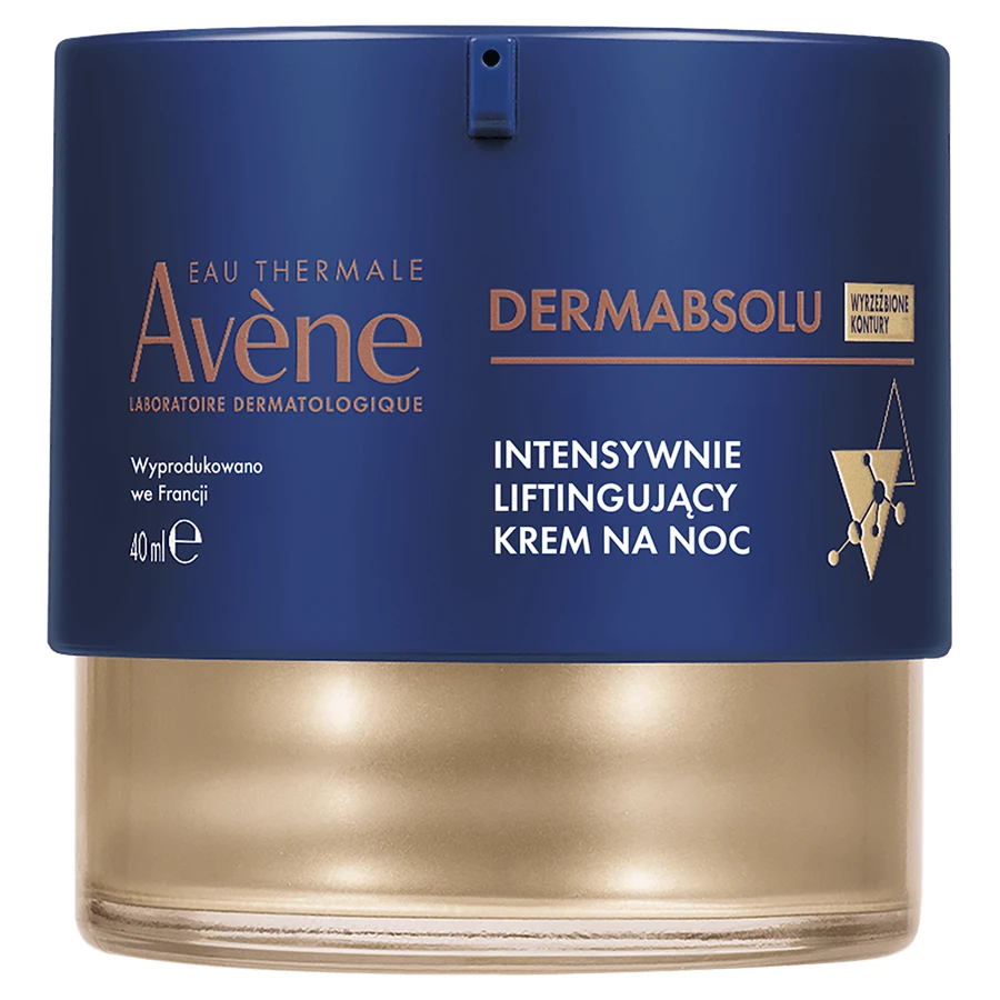 Avene Dermabsolu Set Cuidado Rejuvenecedor Concentrado, crema de noche lifting intensivo, 40 ml + serum restaurador del contorno facial, 30 ml