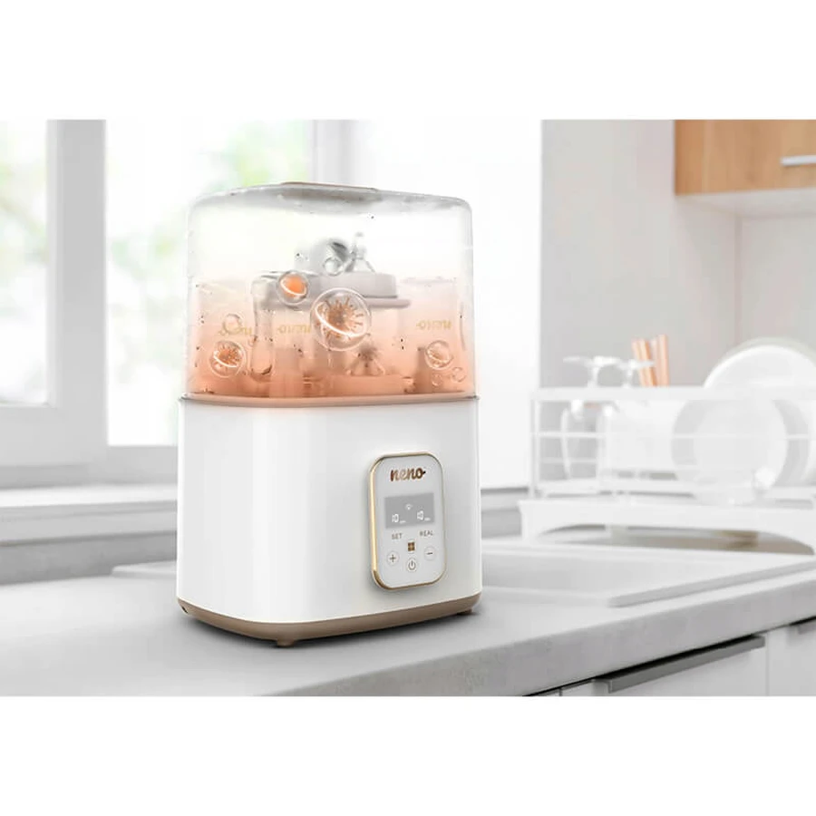 Neno Puro, sterilisator en flessenwarmer met droogfunctie