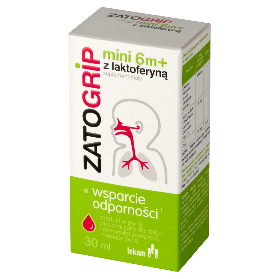 Zatogrip Mini 6m+ mit Lactoferrin, Tropfen für Kinder, 30 ml