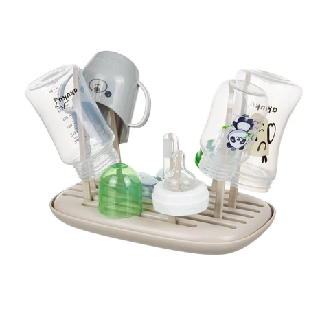 AKUKU, botella plegable y secador de accesorios, beige, 1 ud.