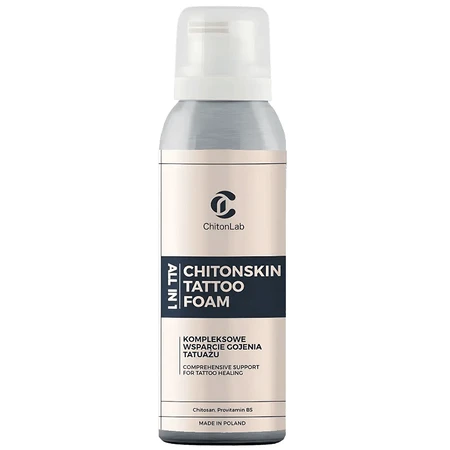ChitonLab, ChitonSkin Tattoo Foam, beschermend schuim voor de verzorging van verse tatoeages, 85 ml