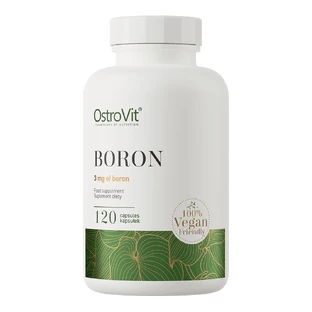 OstroVit Boro, ácido bórico, 120 cápsulas