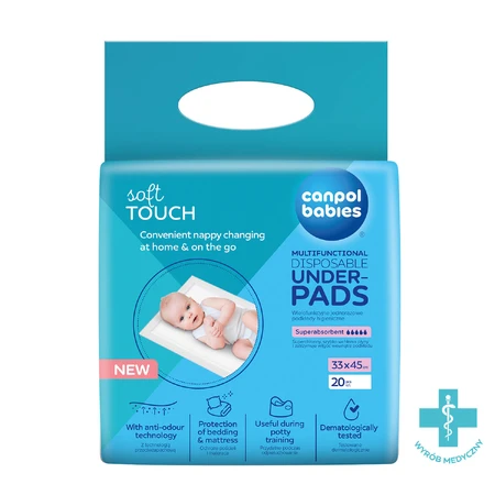 Canpol Babies set, multifunctioneel maandverband, 33 cm x 45 cm, 2 x 20 stuks