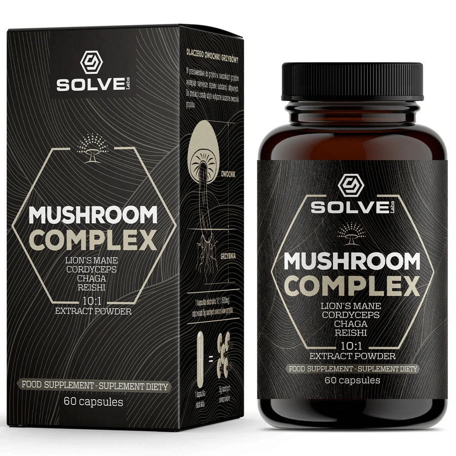 Solve Labs Mushroom Complex, 60 capsules