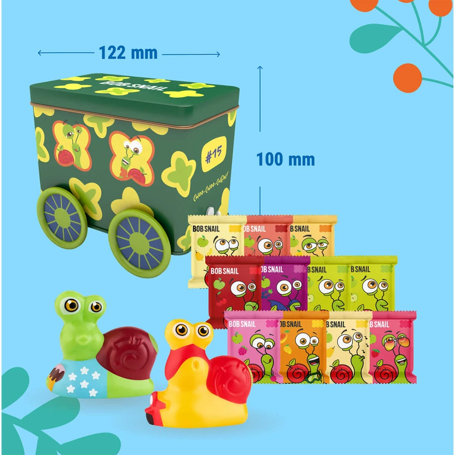 Bob Snail Express Snack Track set, 107 g