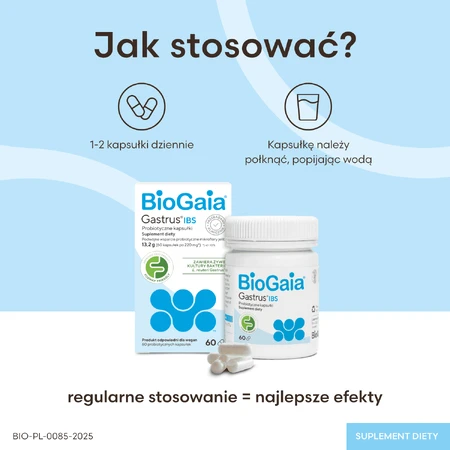 BioGaia Gastrus IBS, 60 Kapseln