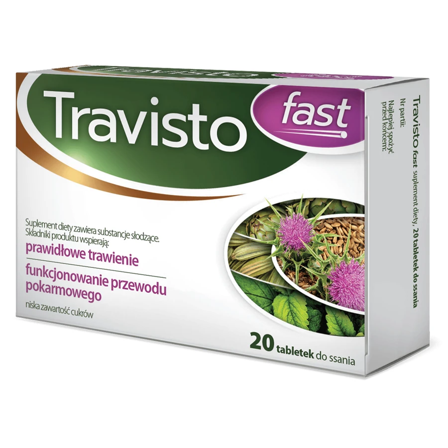 Travisto Fast, 20 pastilles