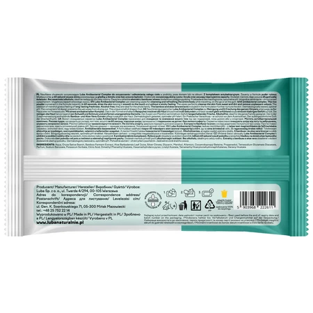 Luba Med Antibacterieel Complex, bevochtigde verfrissende doekjes, 50 stuks