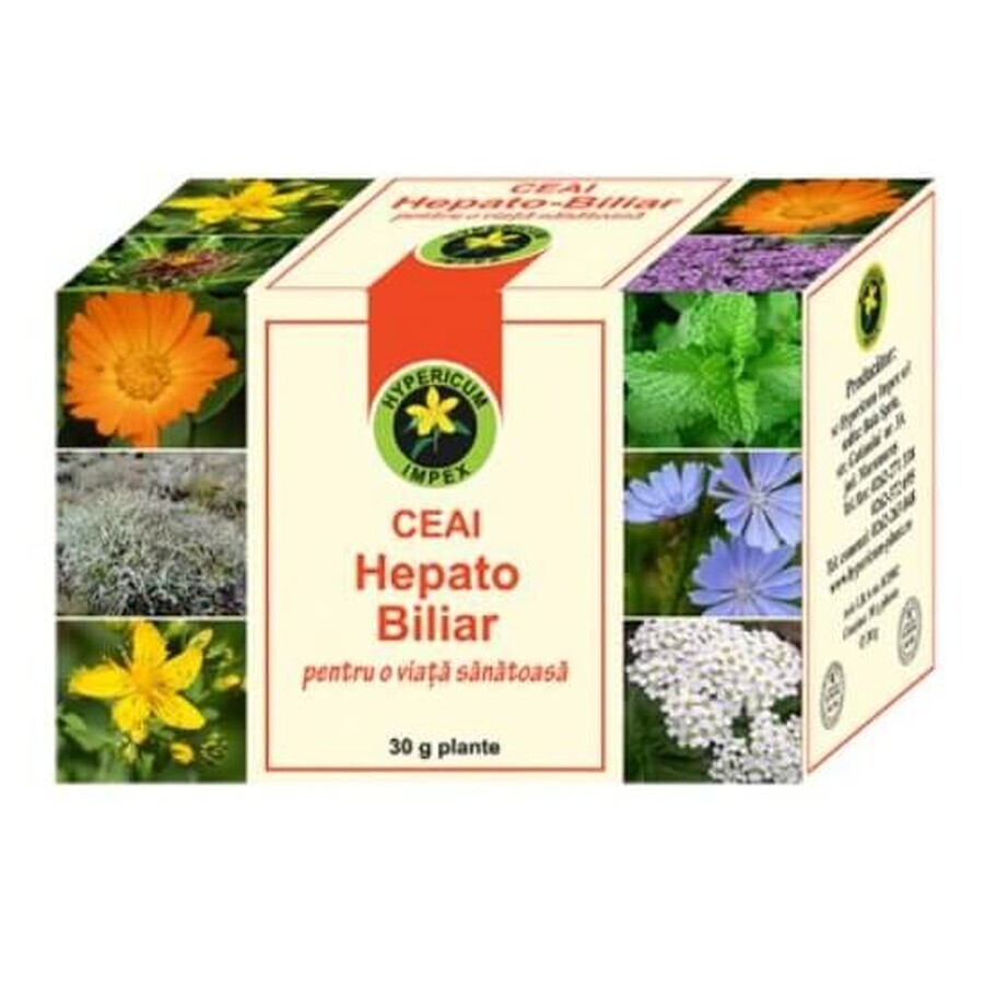 Infusión hepatobiliar, 30 g, Hypericum