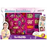Set kunststof kralen mix kleuren en vormen 150 stuks