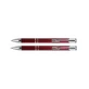 Set stilou + creion din aluminiu 2238 roșu