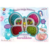 Set of plastic beads and shapes + line 120 cm PJ-1961