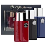 Mini Estuche Alfa Romeo Agua de Colonia Azul, 40 ml + Agua de Colonia Negra, 40 ml + Agua de Colonia Roja, 40 ml