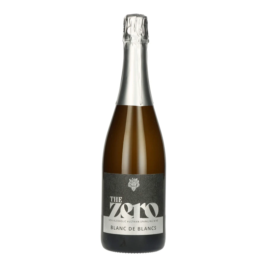 THE ZERO Sparkling white semi-dry non-alcoholic Blanc de Blancs wine, 750ml