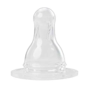 Round silicone teat, 6-24 months, 2 pieces, 17303 Baby Nova