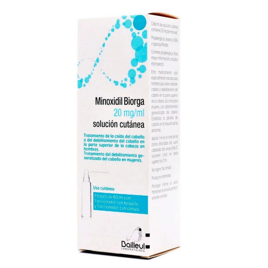 MINOXIDIL BIORGA 20 MG/ML HAUTLÖSUNG 1 FLASCHE 60 ML