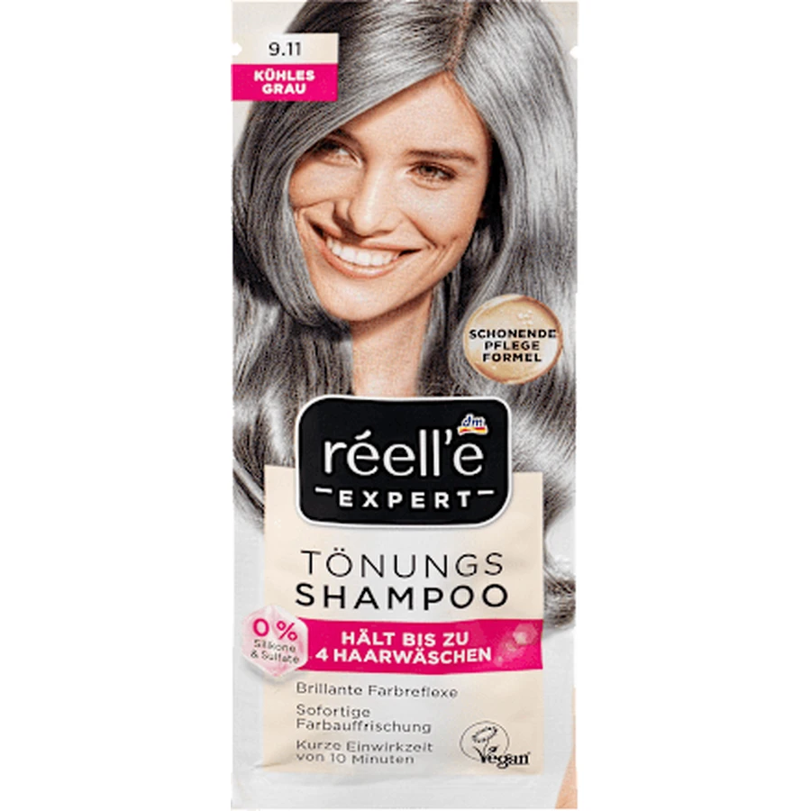 réell'e EXPERT Shampooing colorant 9.11 Cool grey, 25 ml