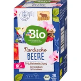 dmBio Früchtetee, Nordische Früchte mit Heidelbeeren und Preiselbeeren, 20 Stück