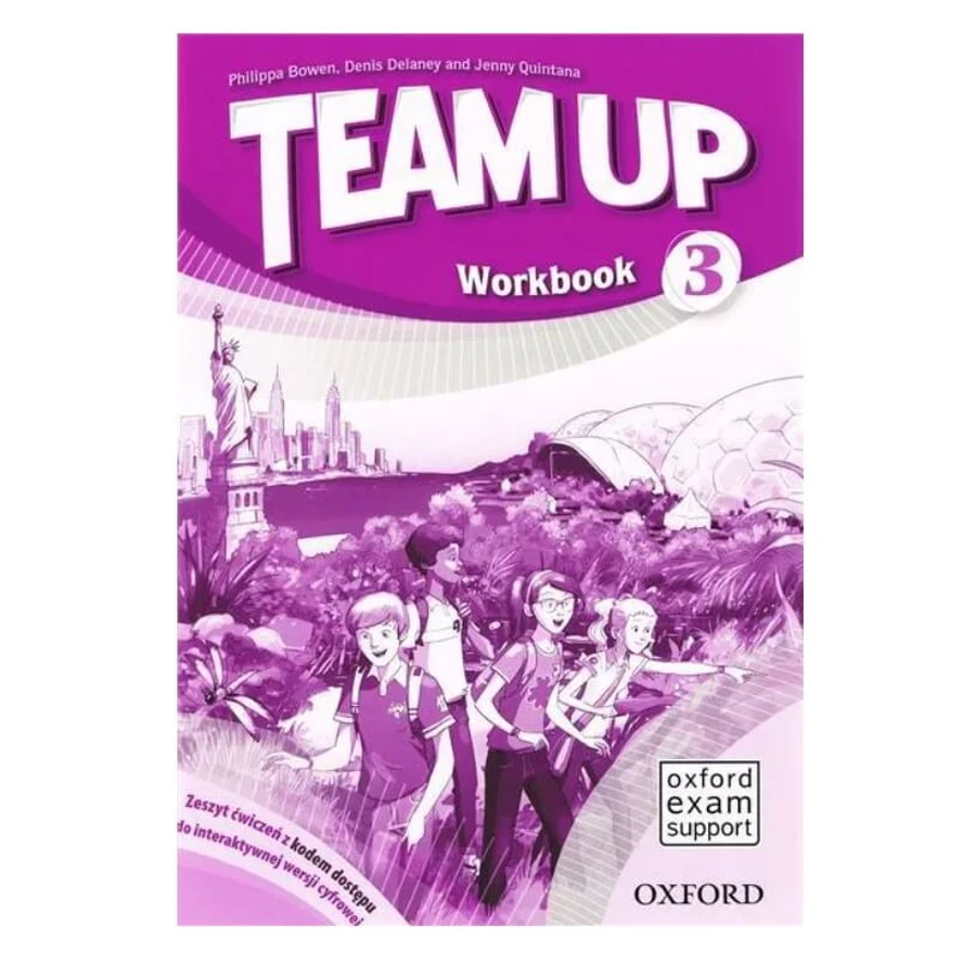 Team Up 3 Workbook con un código para acceder a la versión digital interactiva