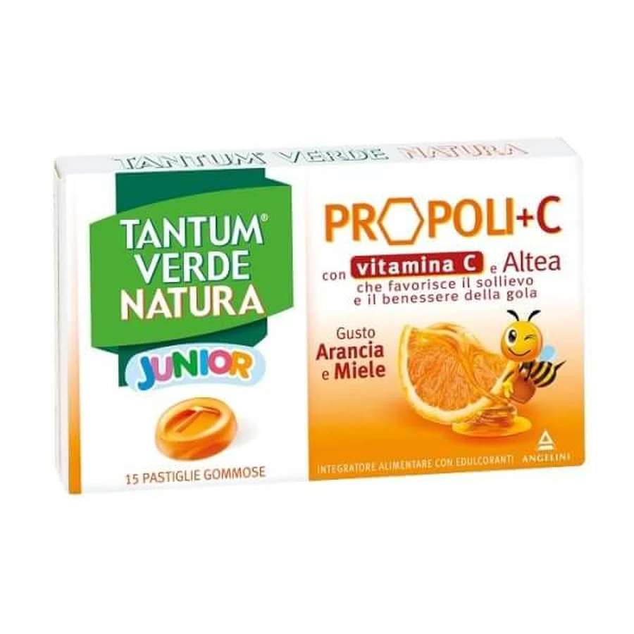TANTUM VERDE NATURA JUNIOR 15 COMPRIMIDOS