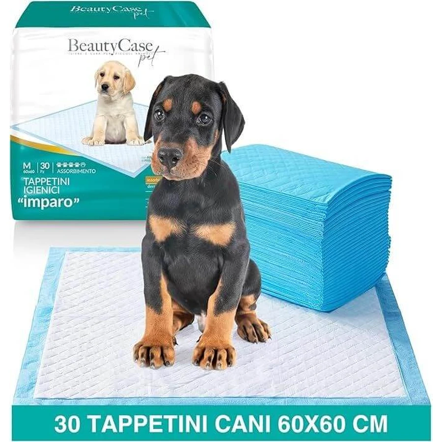SERVIETTES HYGIÉNIQUES POUR CHIENS ET CHATS TAILLE M (60X60) 30 PCS