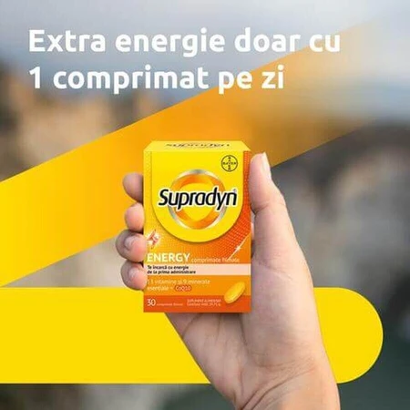 Supradyn Energy, Multivitamins and Coenzyme Q10, 2x30 film-coated tablets, Bayer
