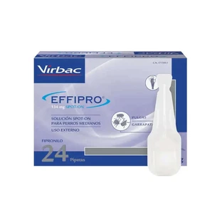 Effipro 134 Mg Spot-On Medium dogs 10-20 kg, 24 pipettes