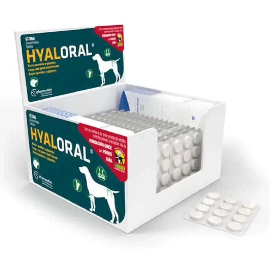 Pharmadiet Hyaloral for large and giant breed dogs, 360 tablets