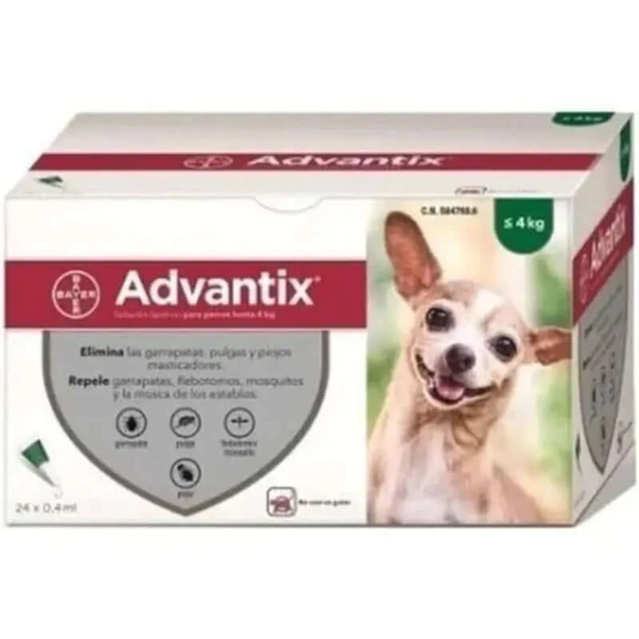 Advantix 24 Pipetten, 0,4 ml 0-4Kg