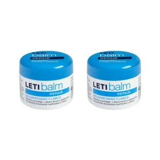 Letibalm Bálsamo reparador nariz y labios, 2X10 Ml