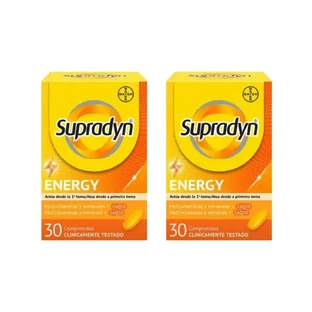Supradyn Energy Vitaminen, mineralen en dagelijkse energie, 2x30 tabletten