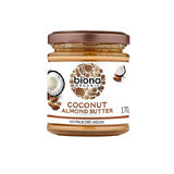 Almond butter with coconut, 170 gr, Biona