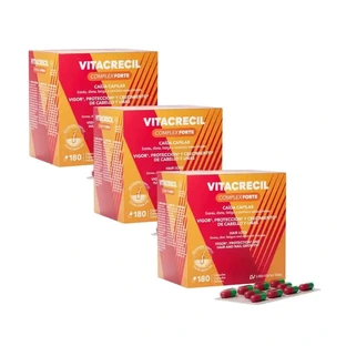 Vitacrecil Complex Forte, envase 3 x 180 cápsulas