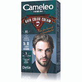 Vopsea de par pentru barbati  Cameleo, 5.0 Light Brown, Delia Cosmetics