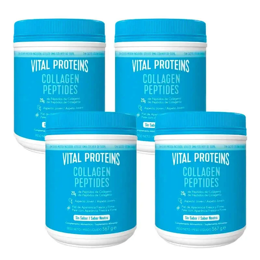 Collageenpeptide Vital Proteins, verpakking 4 x 567 g
