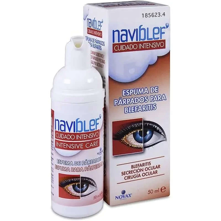 Novax Naviblef Intensivpflege Blepharitis Augenlidschaum 50 ml