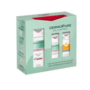Eucerin Pack Dermopure Triple Effect Serum + Mini Sun Face Oil Control + Mini Triple Effect Gel 20ml