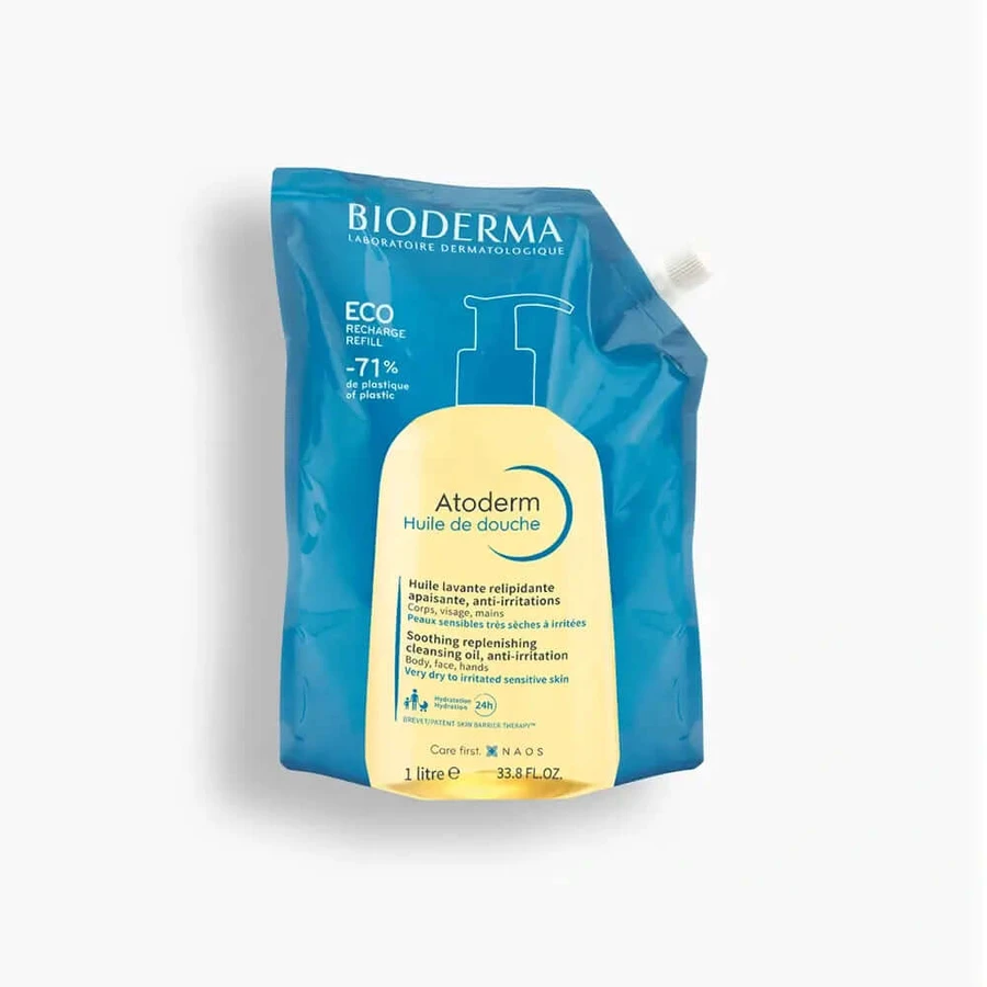 Bioderma Atoderm Eco-Refill Douche Olie, 1 L