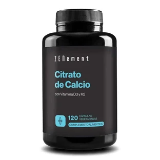Zenement Calcium Citraat Vitamine D3 & K2, 120 plantaardige capsules
